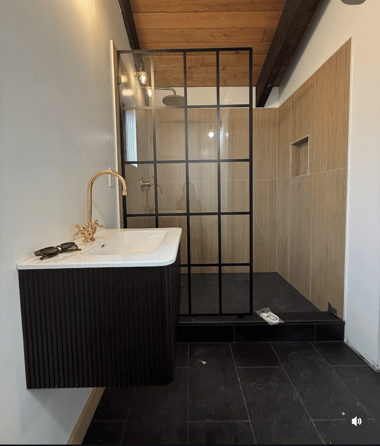 Luxury vinyl plank detail and trim