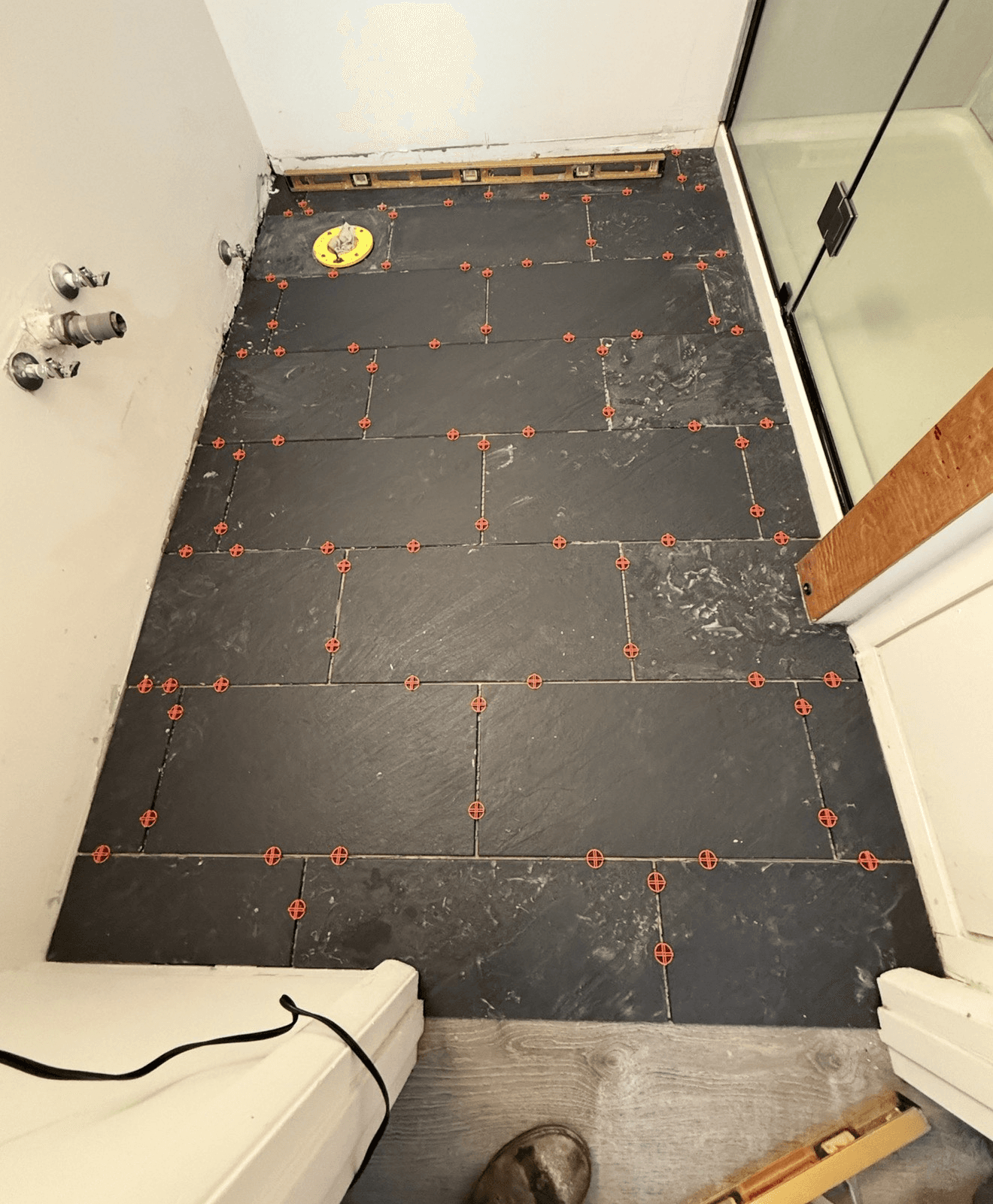 Tile with clean grout lines