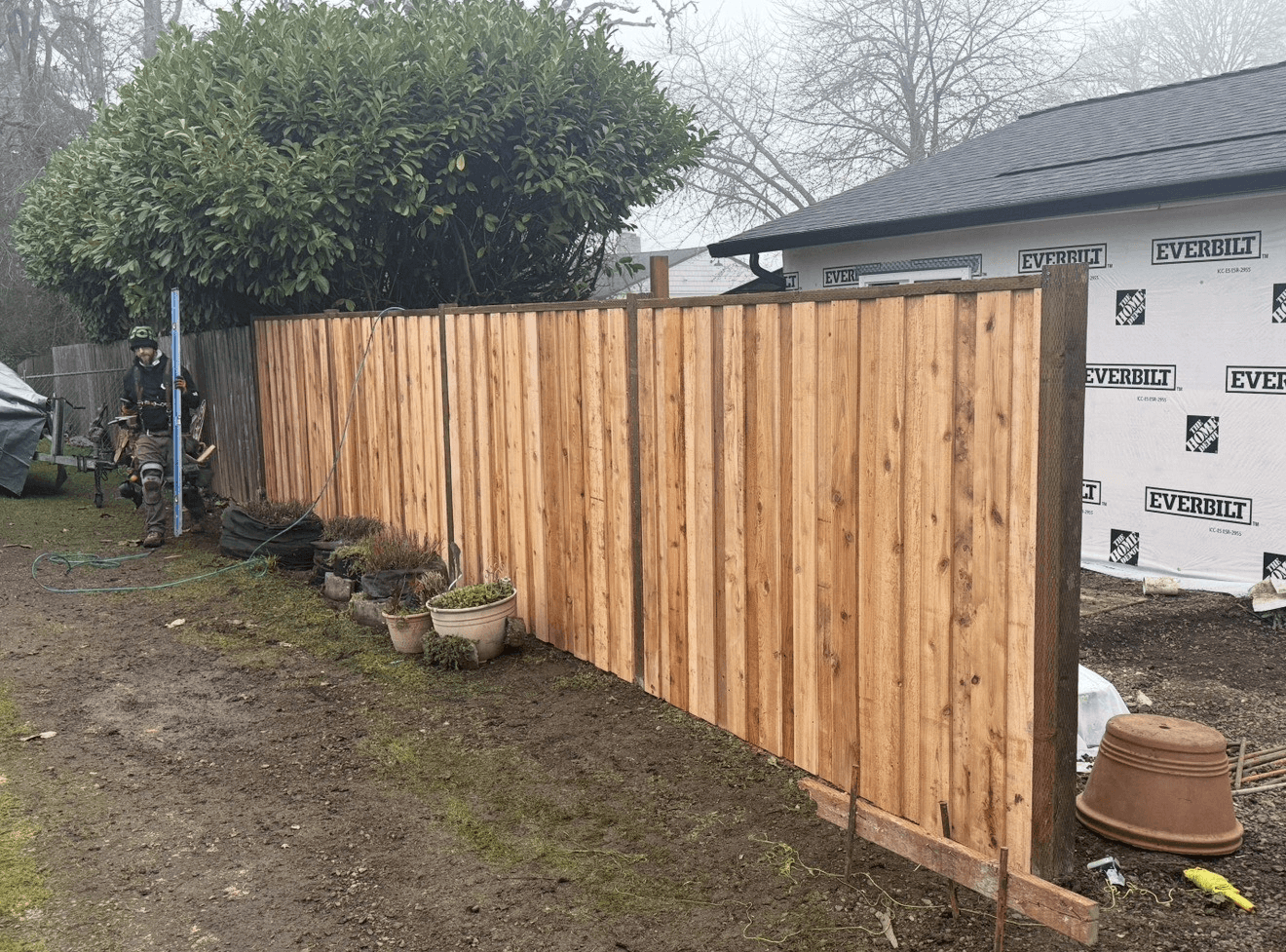 Fence reinforcement repair